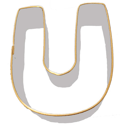 LETTER U COOKIE CUTTER