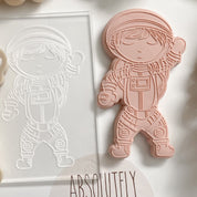 UP THERE ASTRONAUT Cutter & Debosser Set