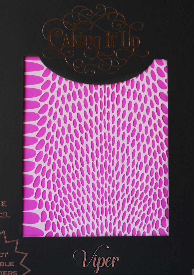 Caking It Up VIPER Cake Stencil - Cake Decorating Central