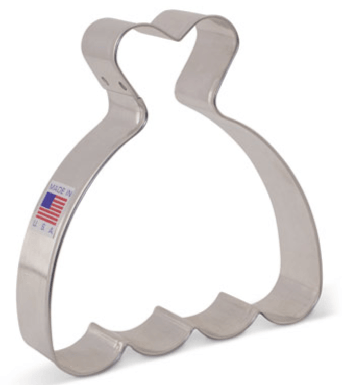 WEDDING DRESS COOKIE CUTTER - Cake Decorating Central