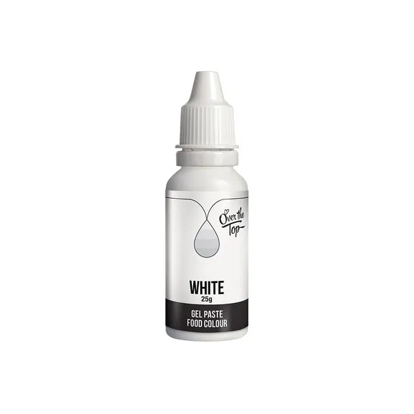 White Food Gel Colour 25g