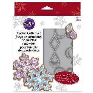 Wilton Cookie cutters Set SNOWFLAKE CUSTOM - Cake Decorating Central
