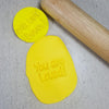 YOU ARE LOVED 60MM COOKIE EMBOSSER - Cake Decorating Central