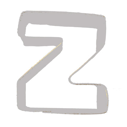 LETTER Z COOKIE CUTTER